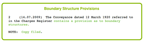 BOundary Structure Provisions
