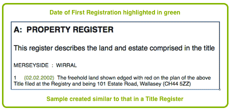 Using the Title Register