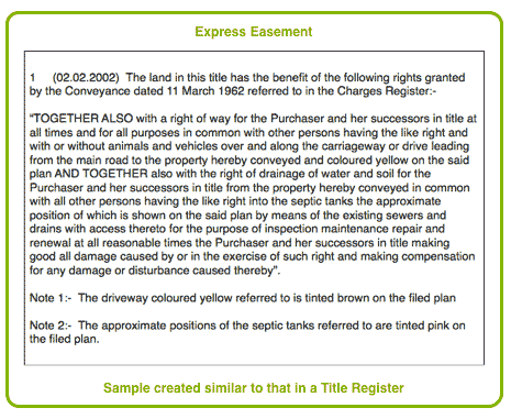 Express Easement