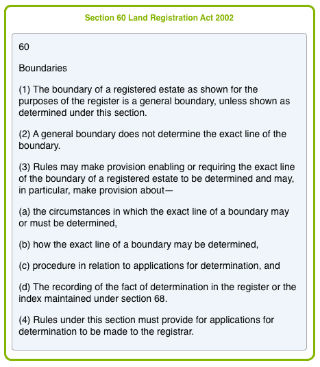 General Boundary Rule