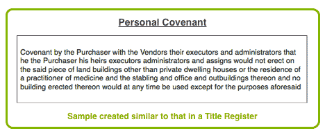 Personal Covenant
