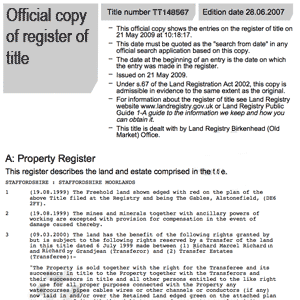 Title Registers